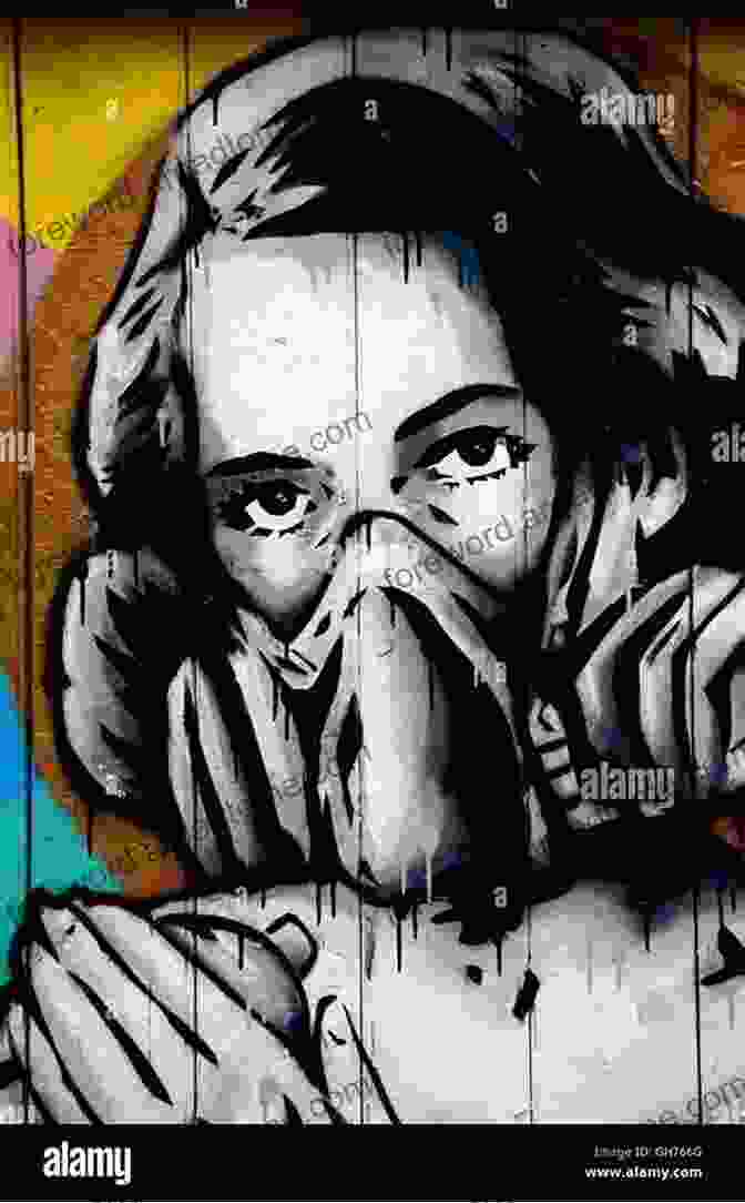 A Black And White Street Art Mural Of A Man With A Gas Mask Tunnel Vision: The Evolution Of Urban Street Art