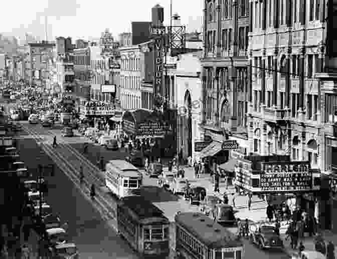 A Bustling Street Scene In Early 20th Century Los Angeles Wonderful California: Turn Of The Century