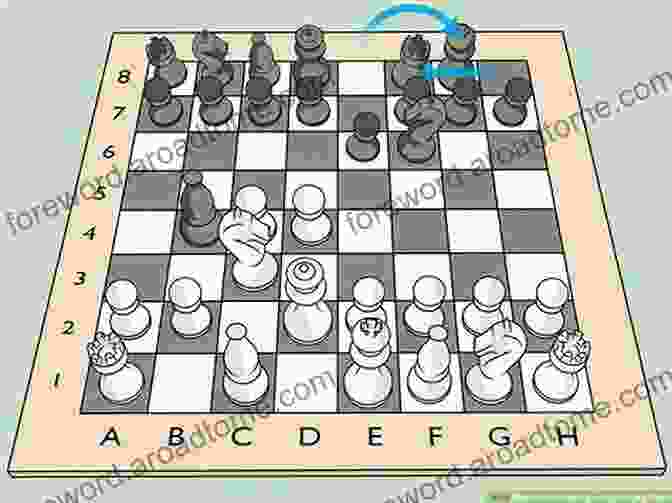 A Chessboard Illustrating Opening Moves Winning Chess Openings Yasser Seirawan