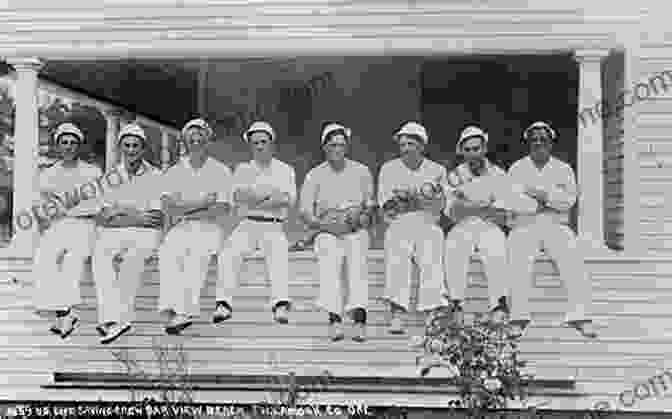 A Group Of Lifesaving Crew Members Pose In Front Of Their Station, Their Faces Etched With Determination And Bravery. Lighthouses And Lifesaving Stations On Cape Ann (Images Of America)