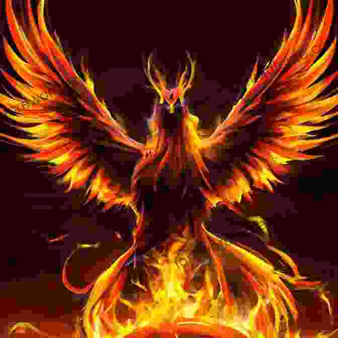 A Majestic Phoenix Rising From The Ashes, Representing Amelia's Resilience Through The Fire E S Wynn