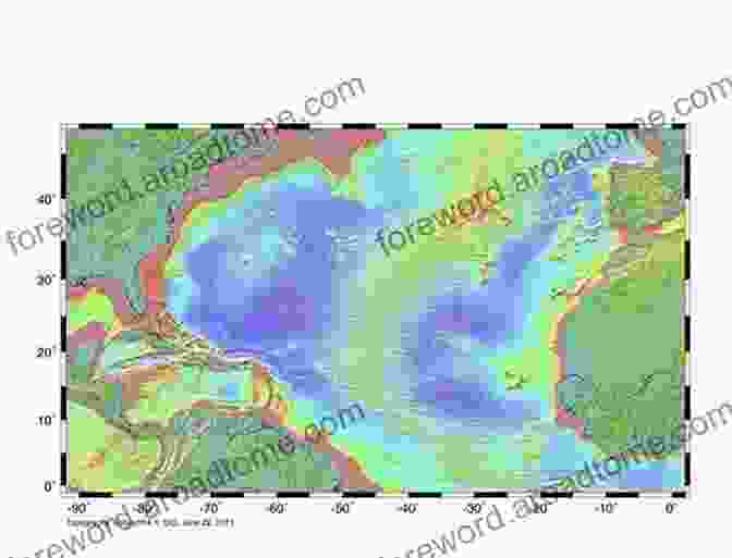 A Map Showing The Topography Of The Seafloor Maps Of The World S Oceans: An Illustrated Children S Atlas To The Seas And All The Creatures And Plants That Live There