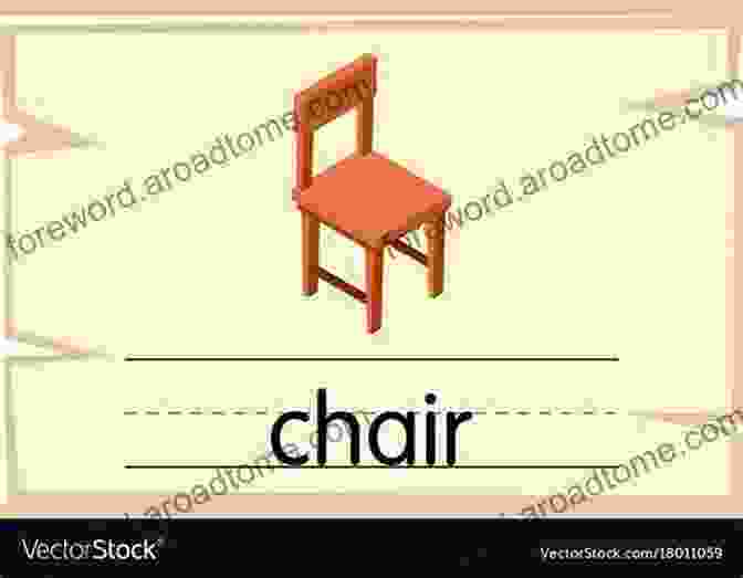 A Photo Of A Chair With The Russian Word For Chair Written Below It My First Russian Things Around Me At Home Picture With English Translations: Bilingual Early Learning Easy Teaching Russian For Kids (Teach Learn Basic Russian Words For Children 15)