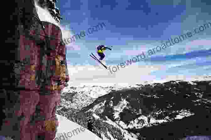 A Skier Jumping Off A Jump In The 1920s New Hampshire On Skis (Images Of Sports)