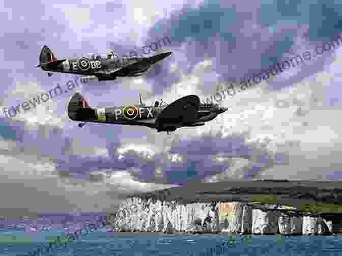 A Spitfire Flying Over The White Cliffs Of Dover Under A Spitfire Sky: A Heartwarming And Romantic WW2 Saga