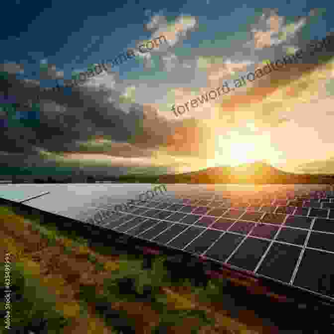 A Sprawling Field Of Solar Panels, Harnessing The Power Of The Sun To Provide Renewable Energy. The Key Poses Of Yoga: Scientific Keys Volume II