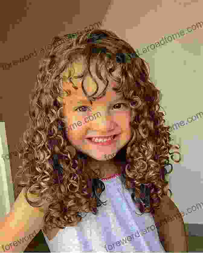 A Young Girl With Beautiful, Curly Hair. The Ten Hair Commandments For Girls With Curls