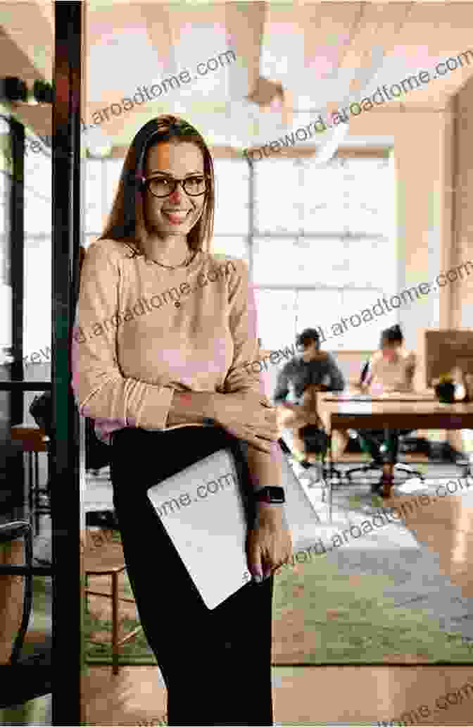 A Young Woman Smiling And Holding A Notebook With The Word Stop Complaining And Start Living: The Simple And Proven Approach To Happiness That You Haven T Noticed