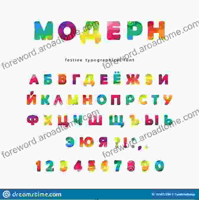 Colorful Cyrillic Alphabet With Illustrative Characters Victoria S Family: Beginners Russian For Children And Families 2