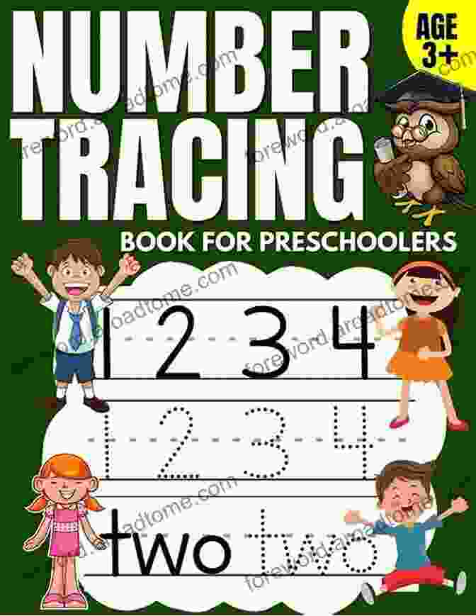 Count And Trace The Numbers Book Cover: A Vibrant And Engaging Book Cover Featuring Colorful Numbers And Playful Illustrations That Invite Young Learners To Explore The Wonders Of Math And Handwriting. 123 Think Feel And Learn : Count And Trace The Numbers