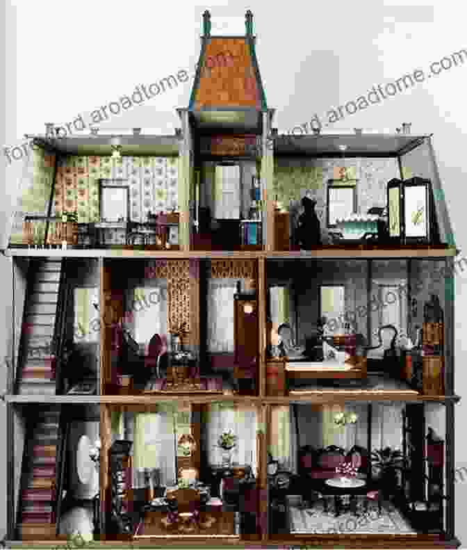 Dollhouse With Painted Walls, Fabric Wallpaper, And Miniature Furniture Build Your Own Inexpensive Dollhouse: With One Sheet Of 4 X 8 Plywood And Home Tools (Dover Woodworking)