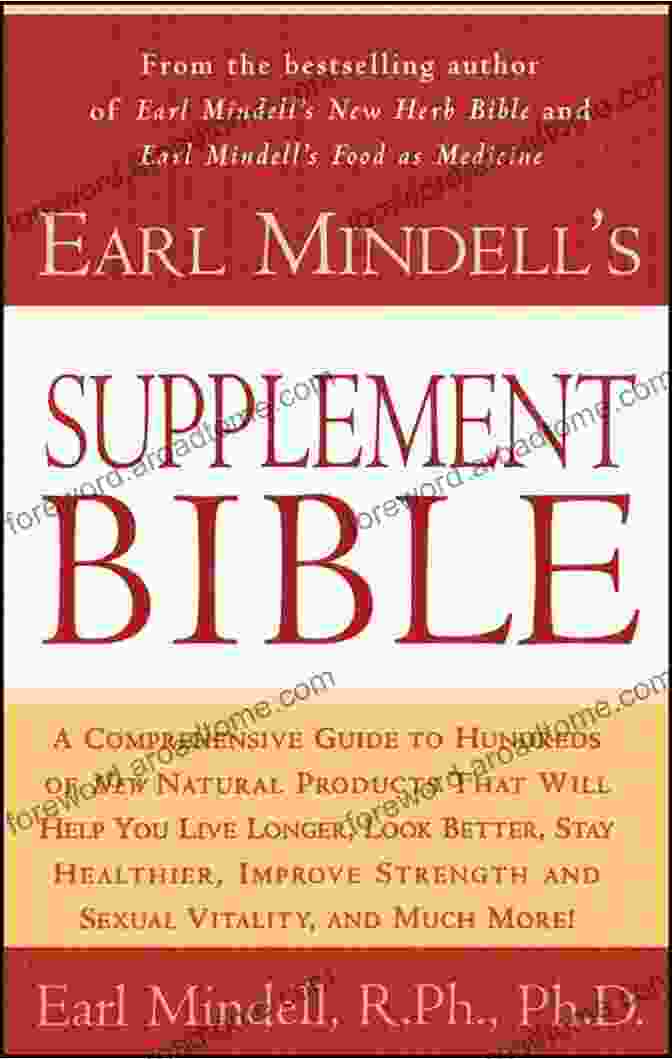 Earl Mindell Supplement Bible Book Cover Earl Mindell S Supplement Bible Earl Mindell