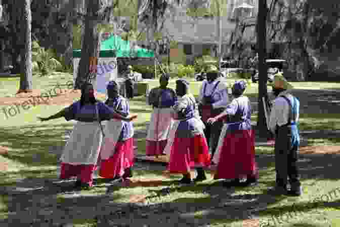 Gullah People Singing And Dancing In A Traditional Ceremony The Laying On Of Hands (Understanding Spirituals)