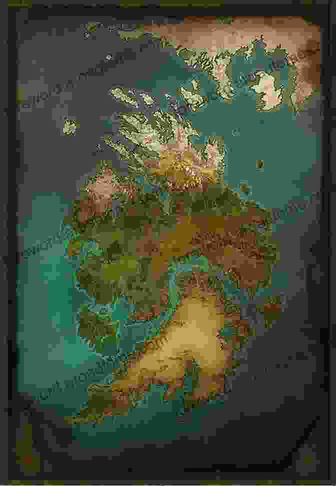 Map Of A Fantasy World With Mountains, Forests, And Rivers Fantasy Map Making: A Step By Step Guide For Worldbuilders