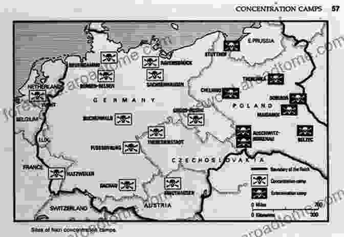 Map Of Nazi Concentration And Extermination Camps During The Holocaust The Routledge Atlas Of The Holocaust (Routledge Historical Atlases)