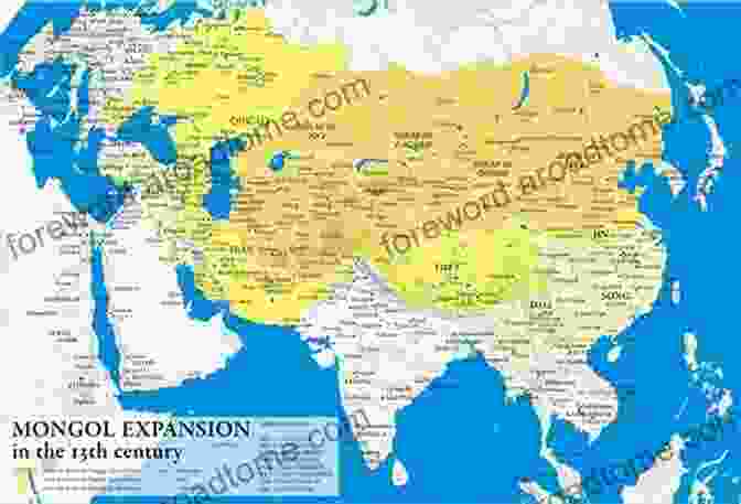 Map Of The Mongol Empire At Its Greatest Extent Genghis Khan: The Empire Conquests And Plunder Of The Mongols