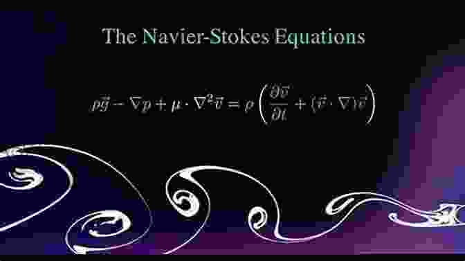 Mathematical Representation Of The Navier Stokes Equations, Highlighting The Intricate Equations That Govern Fluid Flow An To Turbulent Flow