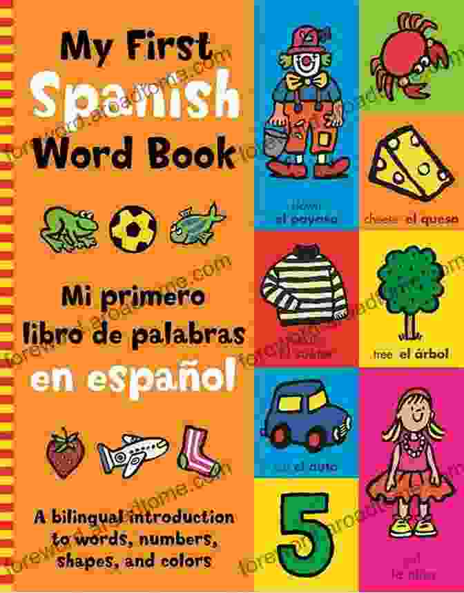 My First Spanish Words Book Cover Featuring A Smiling Toddler Surrounded By Spanish Words My First Spanish Words Ed Escoto