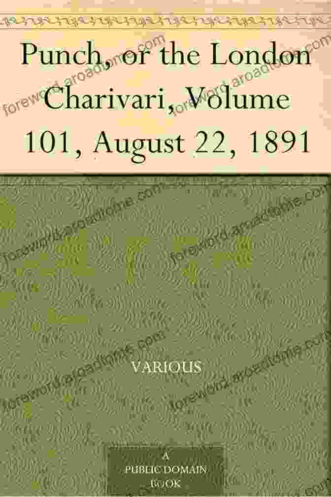 Punch Or The London Charivari Volume 101 August 1891 Cover Punch Or The London Charivari Volume 101 August 8 1891