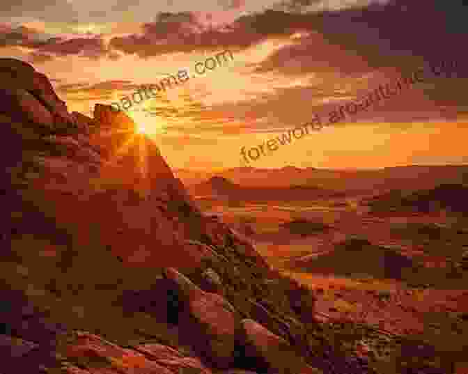 Smith Sits On A Rock, The Desert Sunset Casting A Golden Glow Around Him Through A Land Of Extremes: The Littledales Of Central Asia (Legends And Lore)